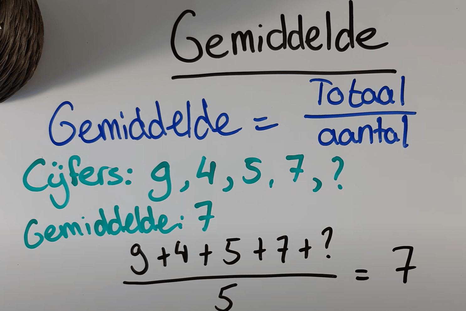 Gemiddelde berekenen