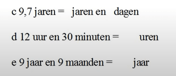 Rekenen met tijd 2