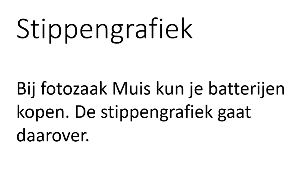 Wat is een stippengrafiek?