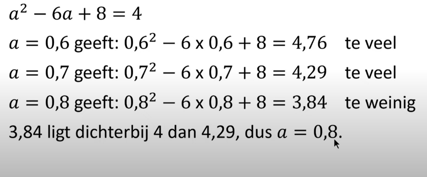 7 X 3 - Vergelijkingen oplossen met inklemmen